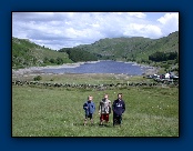 Peter, Simon and Jack at the head of Haweswater