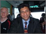 Arun on the player's coach ..