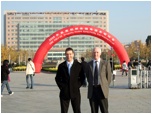 Dave and Jeff at the University in Hangzhou